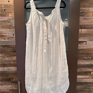 Cloth and Stone Anthropologie Bow-Tied Chambray Dress XL